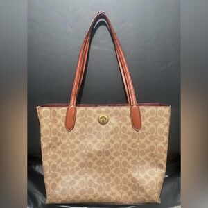 Coach City Women's Tote Bag - Gold/Khaki Saddle 2